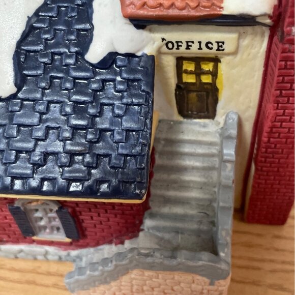 Vtg Lemax Dickensvale Olde School Building w Bell Christmas Village House 1993 - Picture 6 of 12